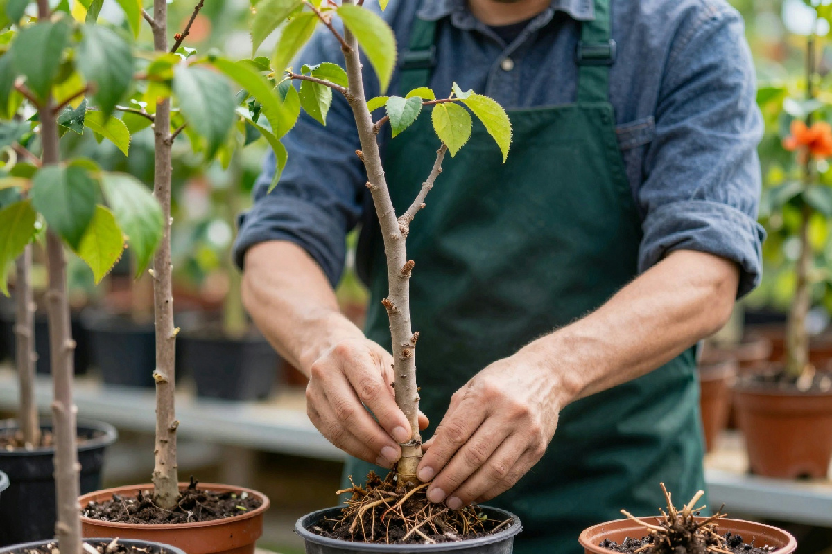 Piante di frutta: scegliere tra vaso e radice nuda per un raccolto da sogno nel tuo giardino